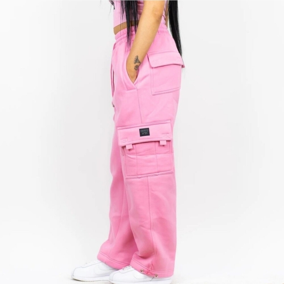 Pink FB County Cargo Sweat Pants - Picture 11 of 13